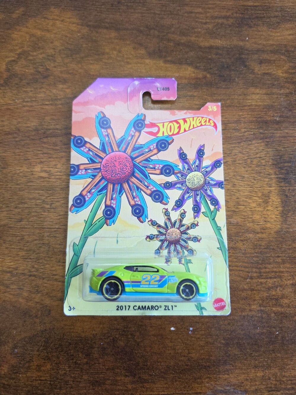 Hot Wheels Spring Series 2022 2017 Camaro ZL1 Green #3/5 Diecast Car New